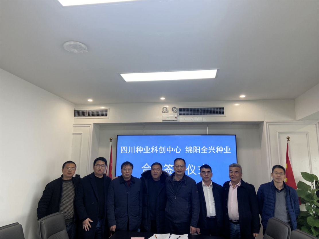 365上市公司集团科创中心与绵阳科兴种业 在成都举行蔬菜联合育种签约仪式