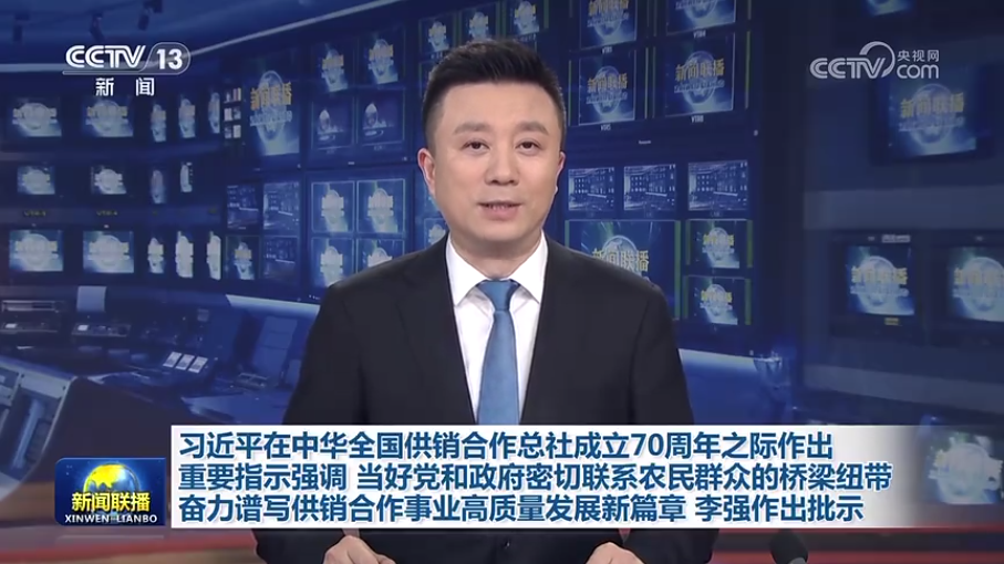 习近平在中华天下供销相助总社成立70周年之际作出主要指示