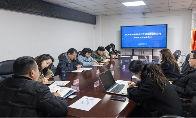 蜂业公司召开2025年岁情安排聚会