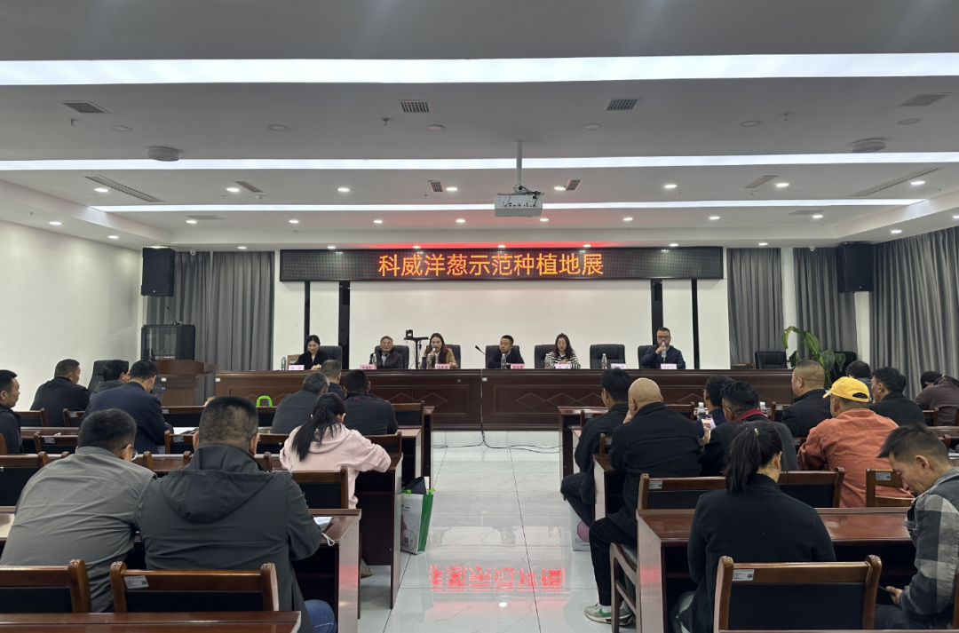 西昌科威洋葱种业公司举行树模莳植地展活动